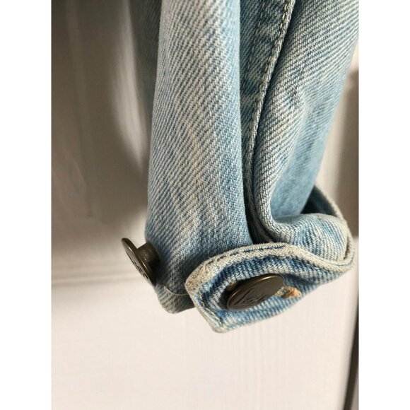 Vtg 1970's Lois Denim Jean Jacket Size S Made In Valencia Spain Bull Logo Size 4 - Picture 10 of 10